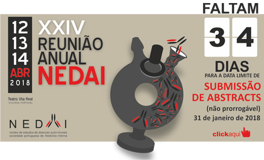 XXIV - Reunião Anual NEDAI - 12,13 e 14 de Abril de 2018 - Submissão de Abstracts NEDAI 2018