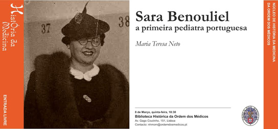 Sara Benouliel a primeira pediatra portuguesa