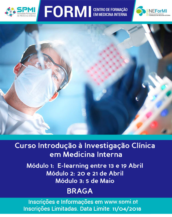 Curso Introdução à Investigação Clínica em Medicina Interna