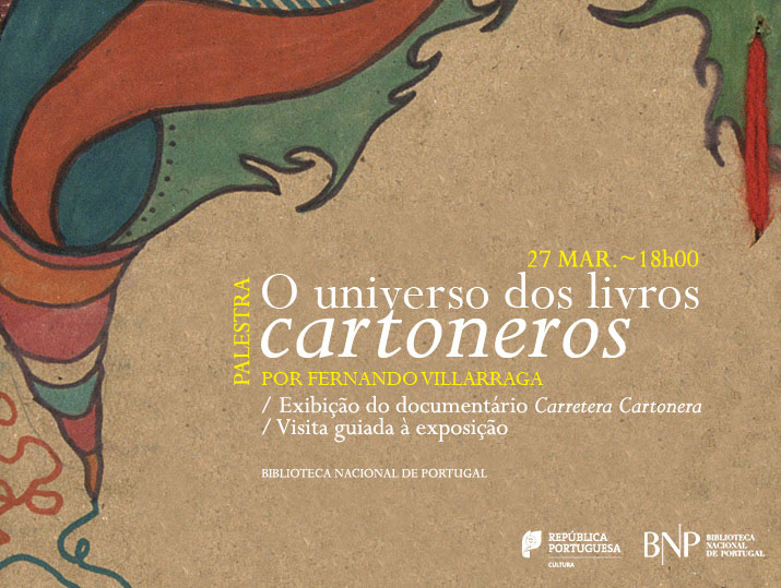 Palestra | O universo dos livros «cartoneros» | 27 mar. | 18h00 | BNP