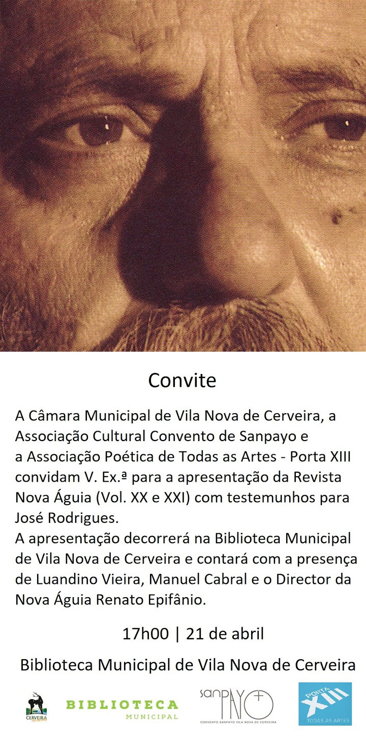 Apresentação da Revista Nova Águia (Vol. XX e XXI)