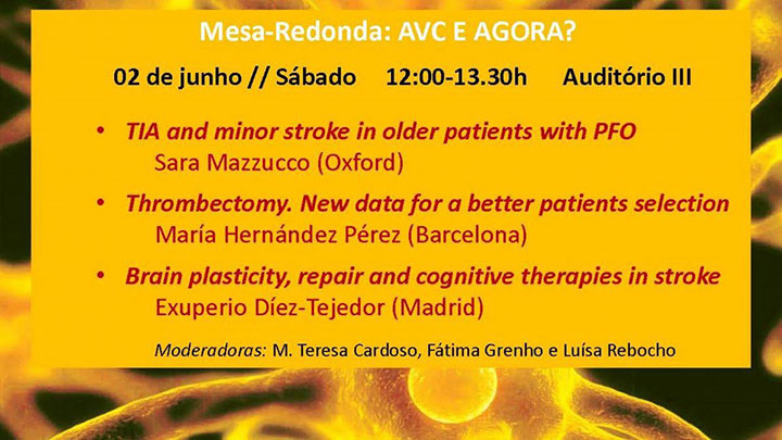 Mesa Redonda AVC E AGORA no 24º Congresso Nacional Medicina Interna