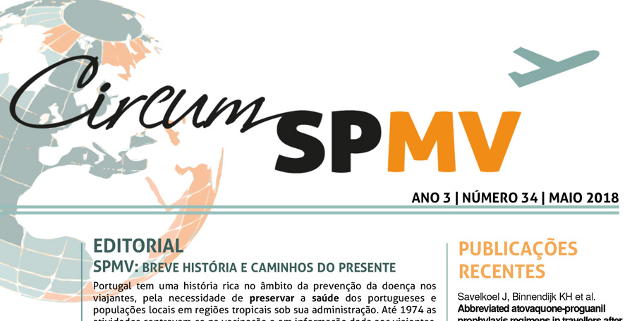 Newsletter da Sociedade Portuguesa de Medicina do Viajante – maio 2018