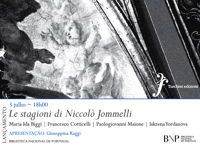 Lançamento | Le stagioni di Niccolò Jommelli | 3 jul. | 18h00 | BNP