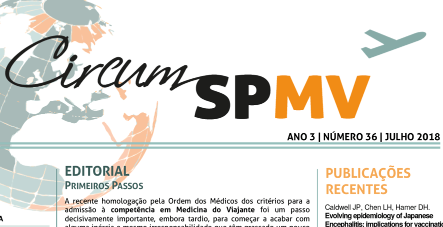 Newsletter da Sociedade Portuguesa de Medicina do Viajante – julho 2018