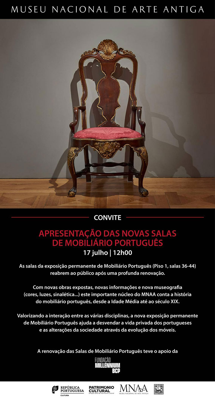 MNAA CONVITE | "Apresentação das Novas Salas de Mobiliário Português"