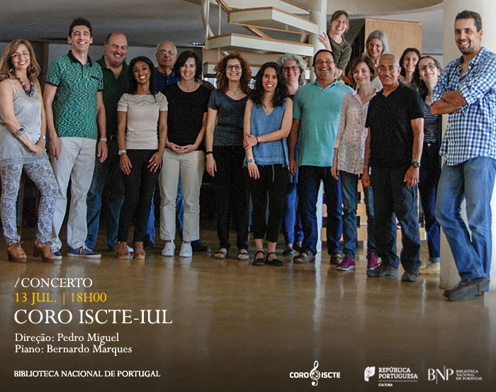 Concerto | Coro ISCTE-IUL | 13 jul. | 18h00 | BNP