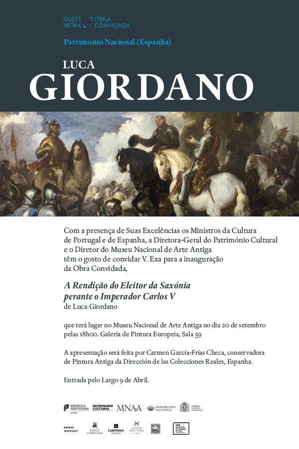 MNAA-Museu Nacional de Arte Antiga - Inauguração da obra: Luca Giordano "A Rendição do Eleitor da Saxónia perante Carlos V"