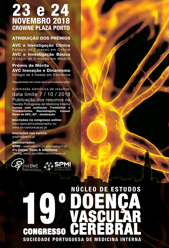 Últimos dias para submissão de Resumos | 19º Congresso do Núcleo de Estudos da Doença Vascular Cerebral