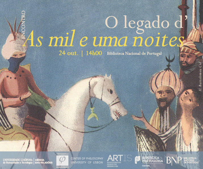 Encontro | O legado d'As mil e uma noites | 24 out. | 14h00 | BNP