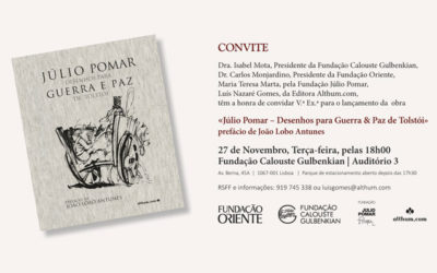 «Júlio Pomar – Desenhos para Guerra & Paz de Tolstói» – prefácio de João Lobo Antunes