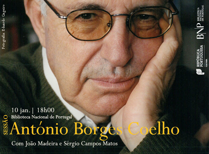 Sessão | António Borges Coelho | 10 jan. | 18h00 | BNP