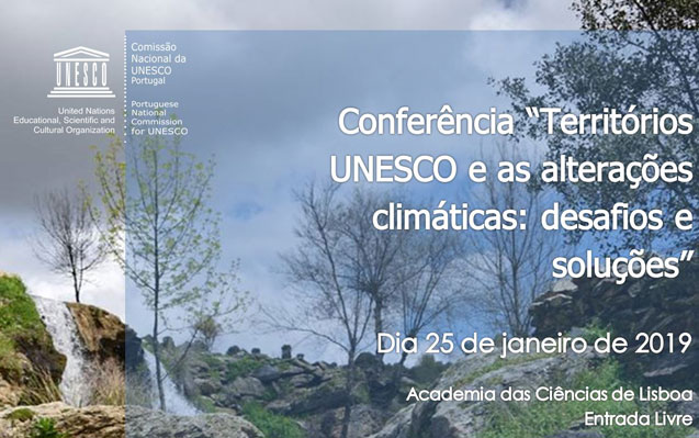 Conferência: Territórios Unesco e Alterações Climáticas – Academia das Ciências de Lisboa