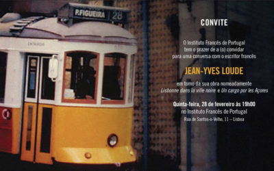 CONVITE | 28.02.19 | 19H00 | Encontro com o escritor Jean-Yves Loude | Instituto Francês de Portugal