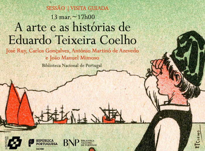 Sessão / Visita guiada | A arte e as histórias de Eduardo Teixeira Coelho | 13 mar. | 17h00 | BNP