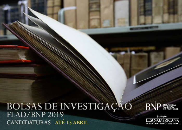 Bolsas de Investigação FLAD/BNP 2019 - Candidaturas até 15 de abril de 2019