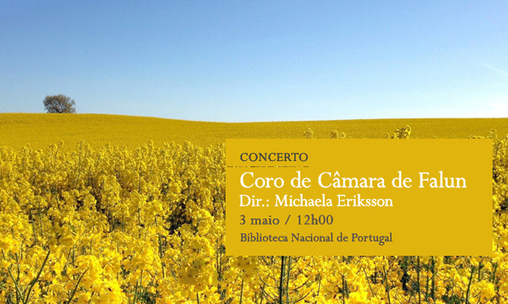 Concerto | Coro de Câmara de Falun | 3 maio | 12h00 | BNP