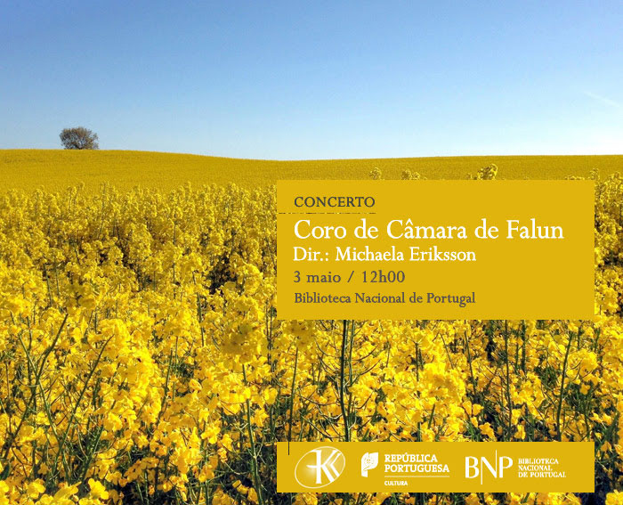 Concerto | Coro de Câmara de Falun | 3 maio | 12h00 | BNP