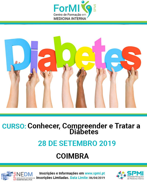 Curso Conhecer, Compreender e Tratar a Diabetes - Coimbra - Inscrições Abertas