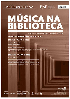 Música na Biblioteca | Orquestra Metropolitana de Lisboa | 5 jul. | 21h00 | BNP
