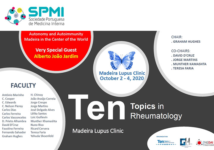 Ten Topics in Rheumatology | Madeira Lupus Clinic 2020 - Save the Date