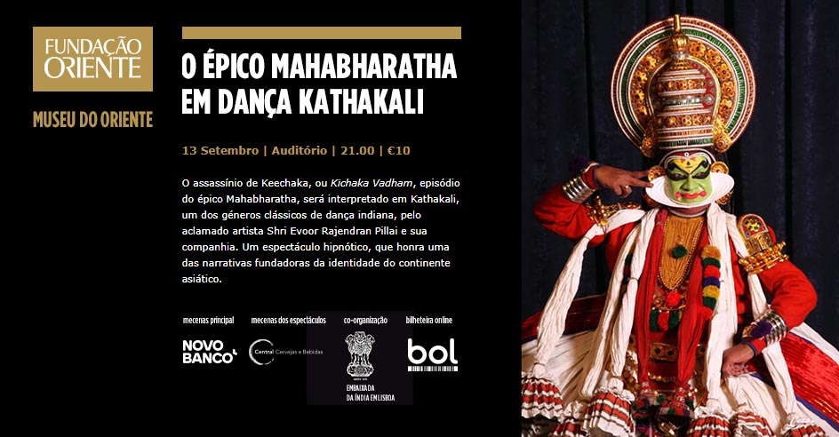13 setembro | O épico Mahabharatha em dança Kathakali