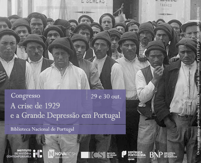 Congresso | A crise de 1929 e a Grande Depressão em Portugal | 29 e 30 out. | BNP