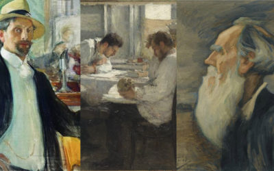 “Autorretrato”, “Véspera de Exame” e “Leon Tolstoi”