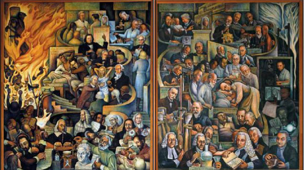 “A História da Medicina” (1953) e “História da Cardiologia” (1944) de Diego Rivera, 1886-1957