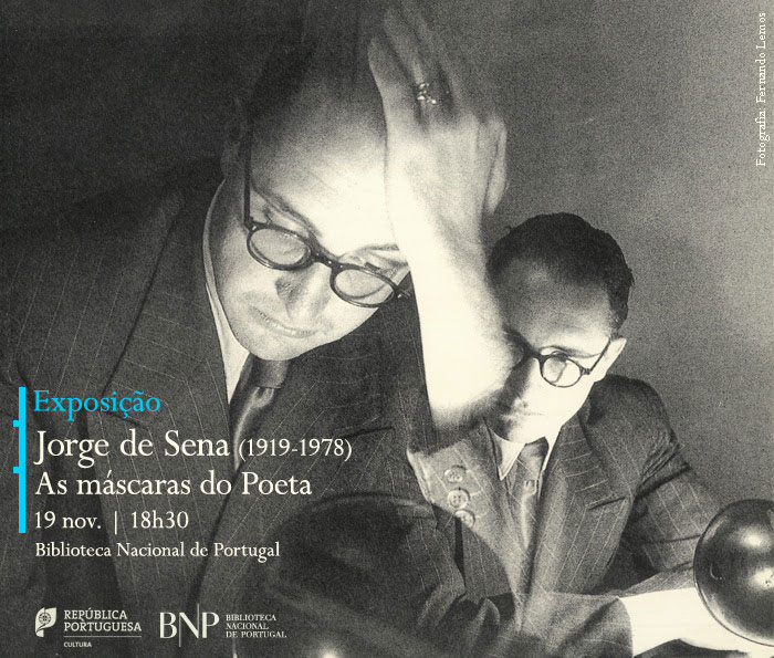 Exposição | Jorge de Sena (1919-1978). As máscaras do Poeta | 19 nov. | 18h30 | BNP