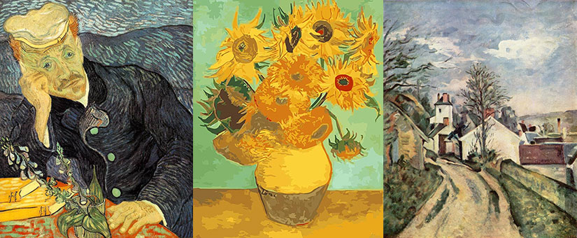 “Paul Gachet” e “Flores amarelas”, “Casa de Paul Gachet”, “Van Gogh Morto”, “Células adormecidas”