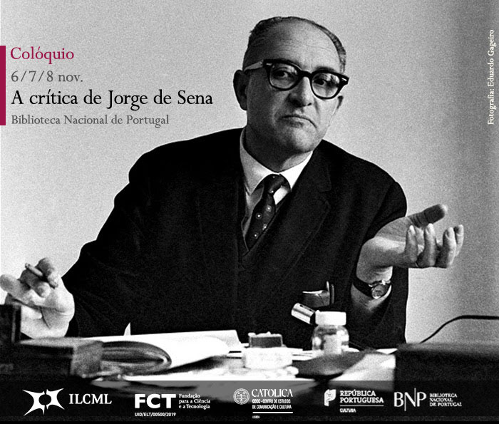 Colóquio | A crítica de Jorge de Sena | 6 - 8 nov. | BNP