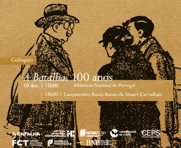 Colóquio | A Batalha: 100 anos | 10 dez. | 15h00 | BNP