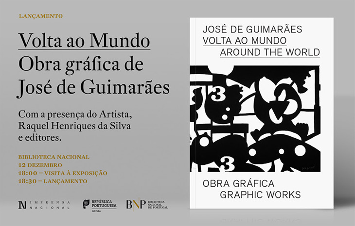 Lançamento | Volta ao Mundo. Obra Gráfica de José de Guimarães | 12 dez. | 18h30 | Visita à exposição - 18h00 | BNP