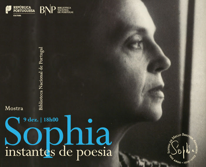 Mostra | Sophia: instantes de poesia | 9 dez. | 18h00 | BNP