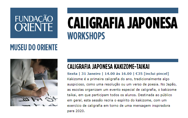 WORKSHOPS | CALIGRAFIA JAPONESA