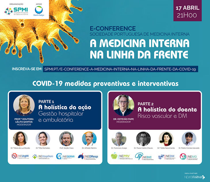 E-conference: A Medicina Interna na linha da frente da COVID-19