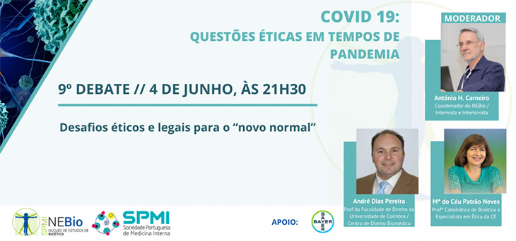 9º Debate: Questões éticas em tempo de pandemia pelo COVID 19