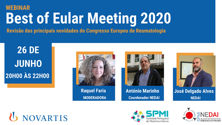 WEBinar: Best of Eular Meeting 2020 - hoje das 20h as 22h