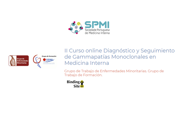 II Curso Online Diagnóstico y Seguimiento de Gammapatías Monoclonales en Medicina Interna – Oferta de 15 inscrições
