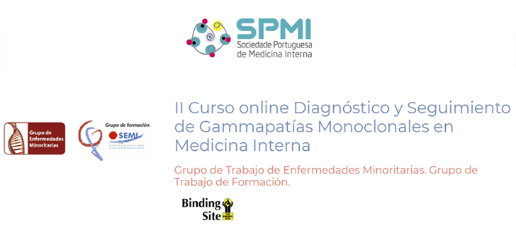 II Curso Online Diagnóstico y Seguimiento de Gammapatías Monoclonales en Medicina Interna - Oferta de 15 inscrições