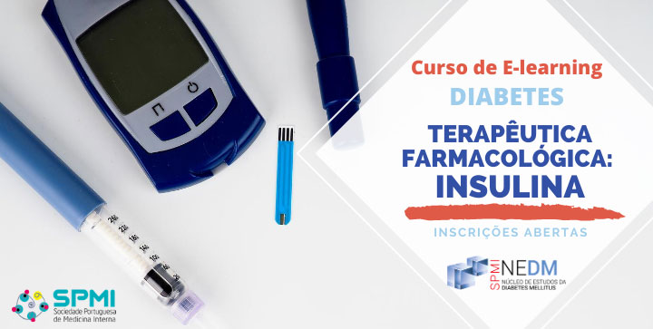 Curso de Elearning de Diabetes, Farmacológica - Insulina - Inscrições Abertas