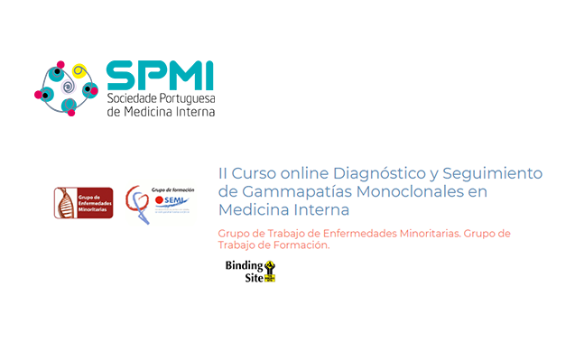 II Curso Online Diagnóstico y Seguimiento de Gammapatías Monoclonales en Medicina Interna – Oferta de 25 inscrições
