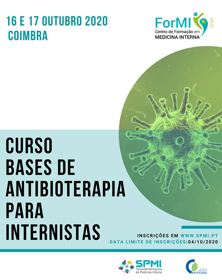 Curso Bases de Antibioterapia para Internistas - Inscrições Abertas