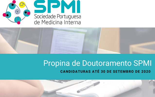 Propina de Doutoramento da SPMI 2020 - Estão abertas as candidaturas à Propina de Doutoramento, até dia 30 de Setembro