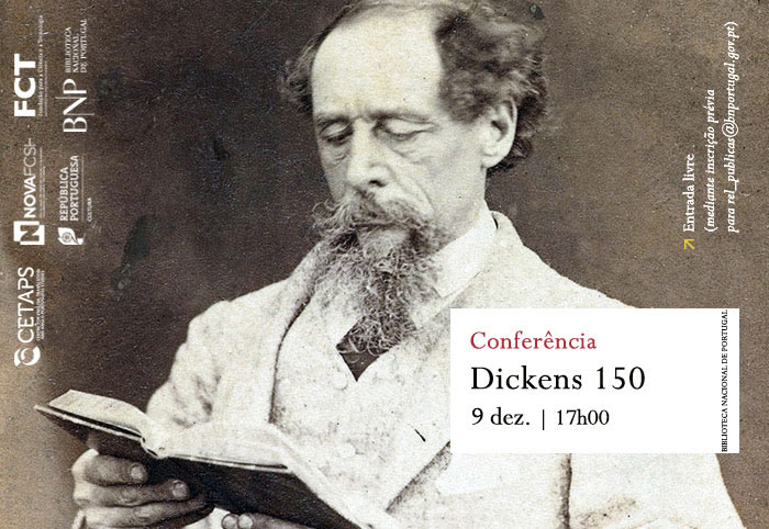 Conferência | Dickens 150 | 9 dez. | 17h00 | BNP