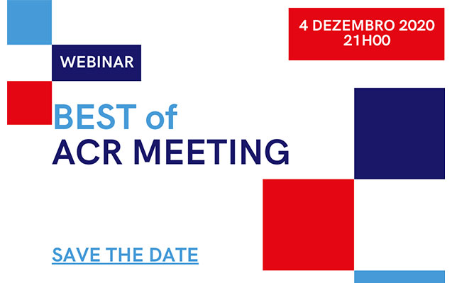 Webinar BEST of ACR MEETING – Inscrições Abertas