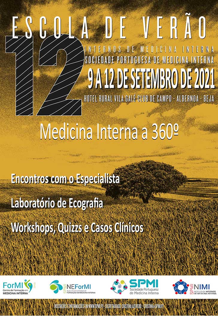 12ª Edição da Escola de Verão de Medicina Interna - Inscrições Abertas