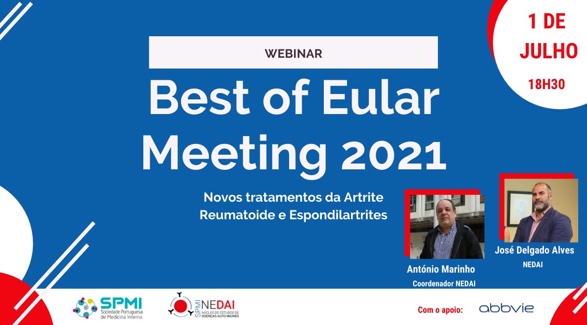 Webinar Best of Eular Meeting 2021 - Inscrições Abertas