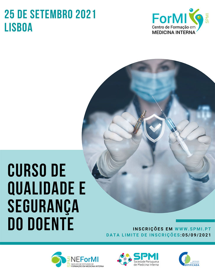 Curso de Qualidade e Segurança do Doente - Inscrições Abertas